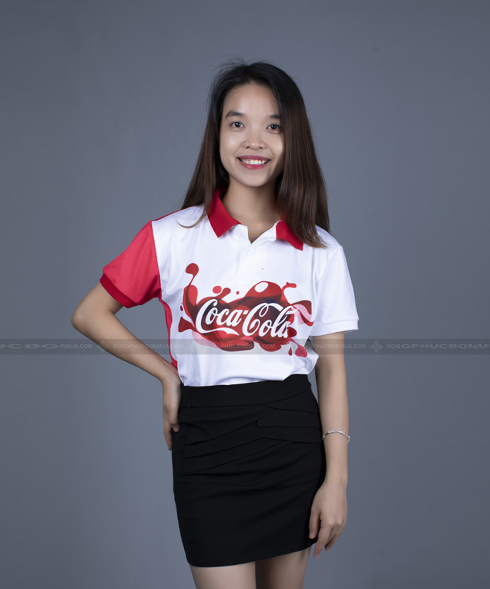 Áo đồng phục nhân viên COCACOLA