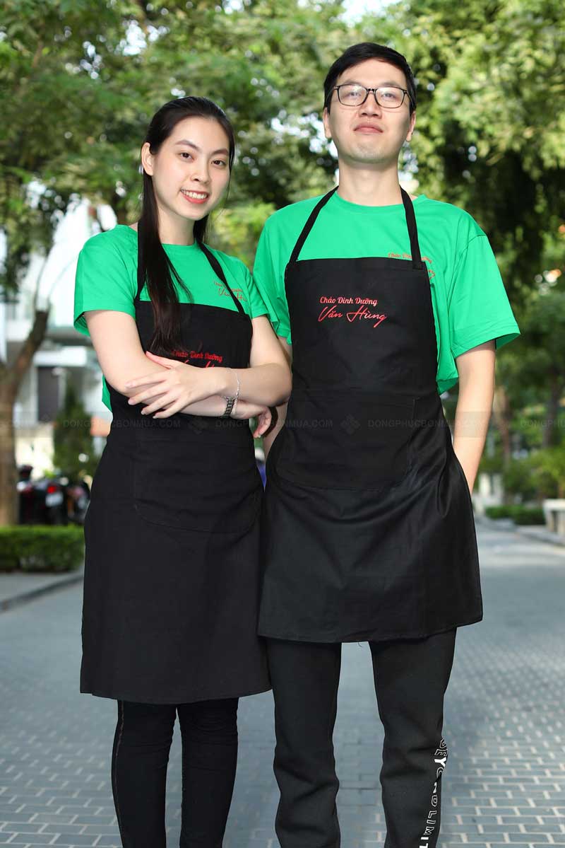 Thiết kế sản phẩm tạp dề đồng phục Văn Hùng