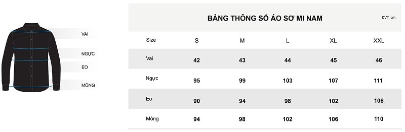 Áo sơ mi nam đồng phục công sở