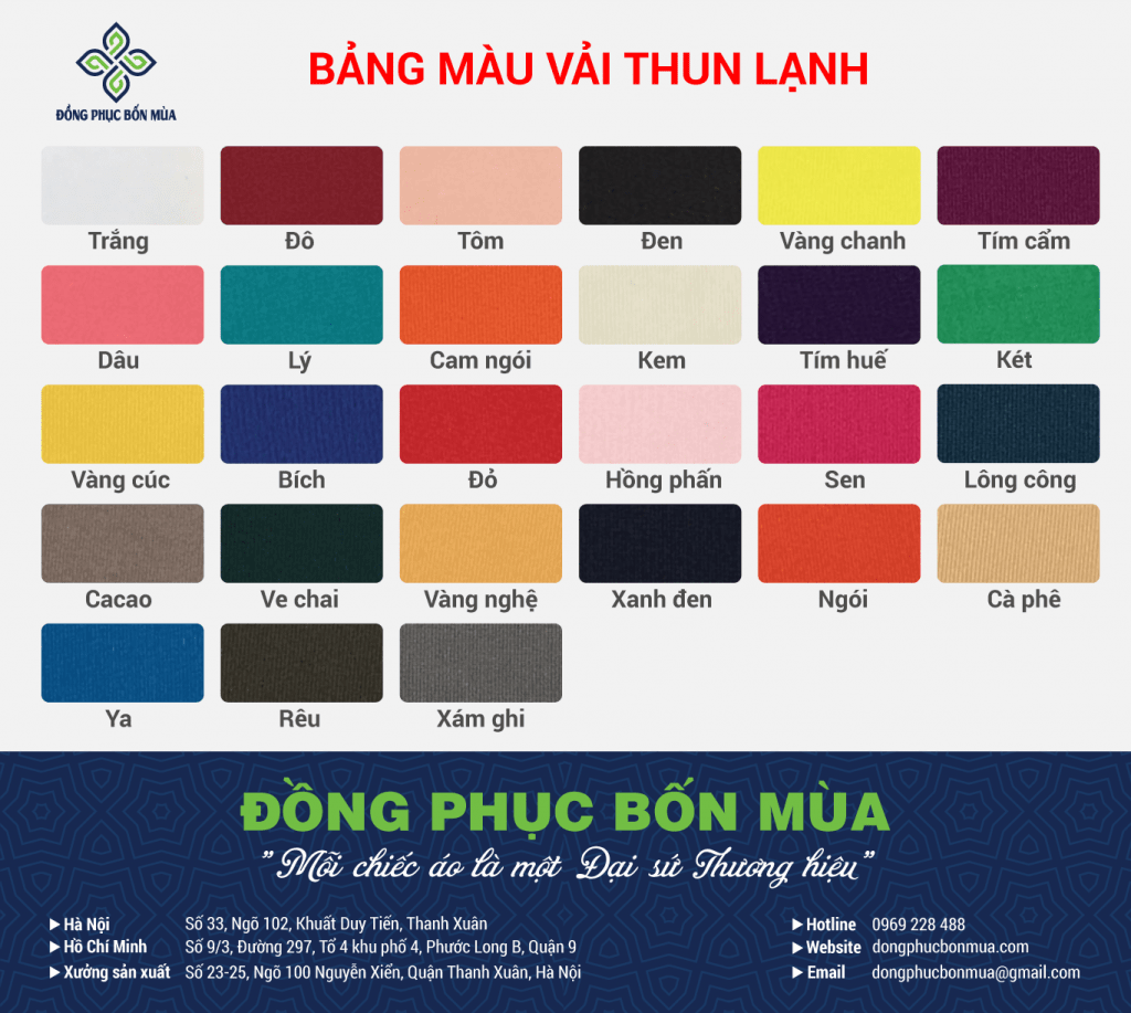 Áo vải thun lạnh 