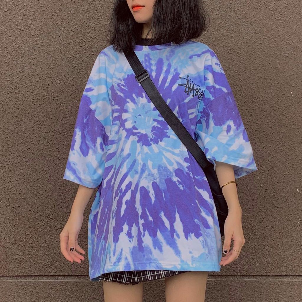 mẫu áo lớp tie dye