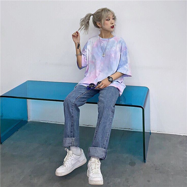 mẫu áo lớp tie dye