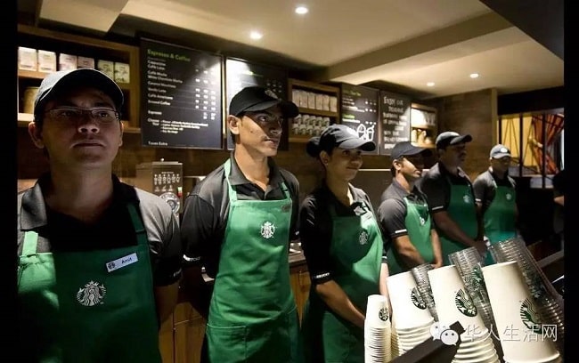 áo đồng phục starbucks