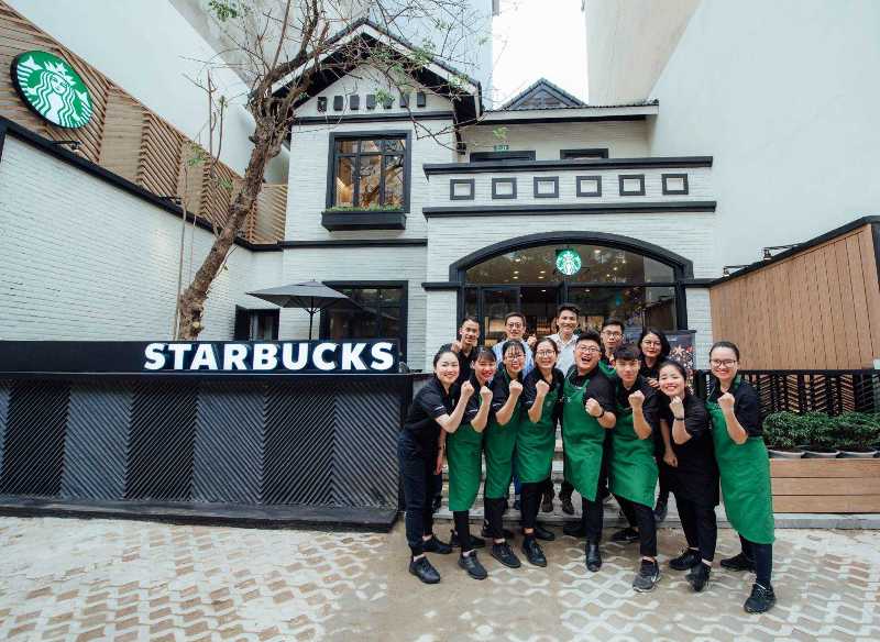 đồng phục starbucks