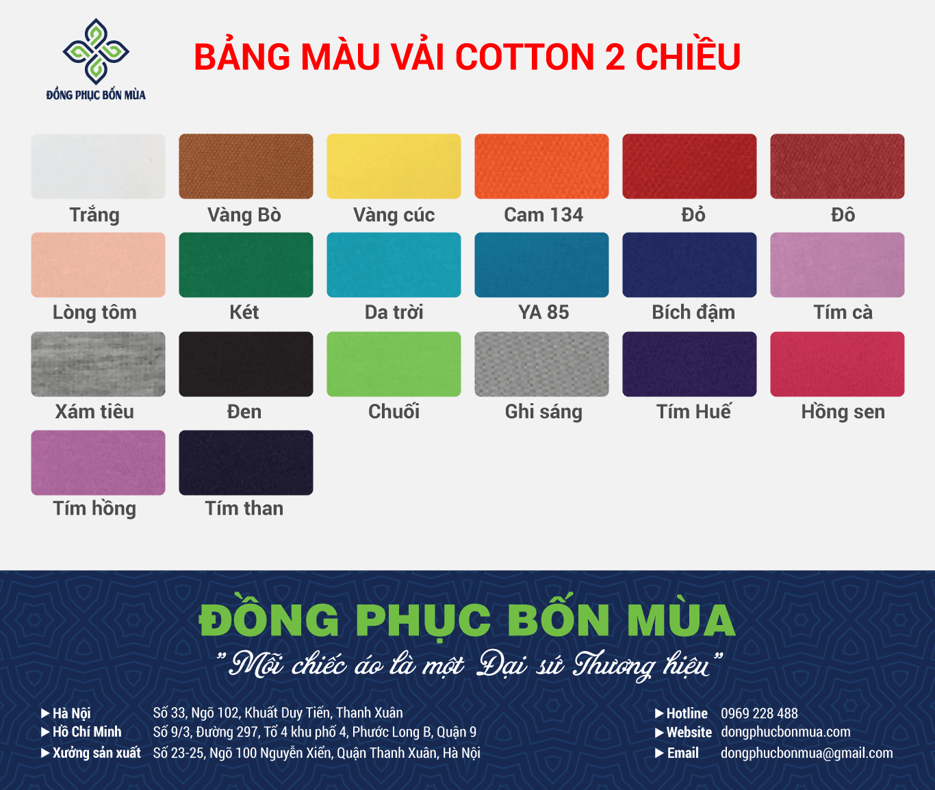 vải cotton 65/35