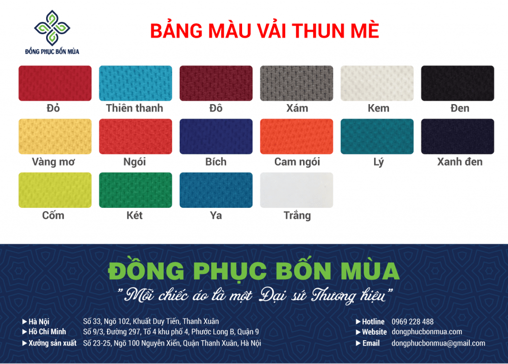 vải thun mè 2 chiều