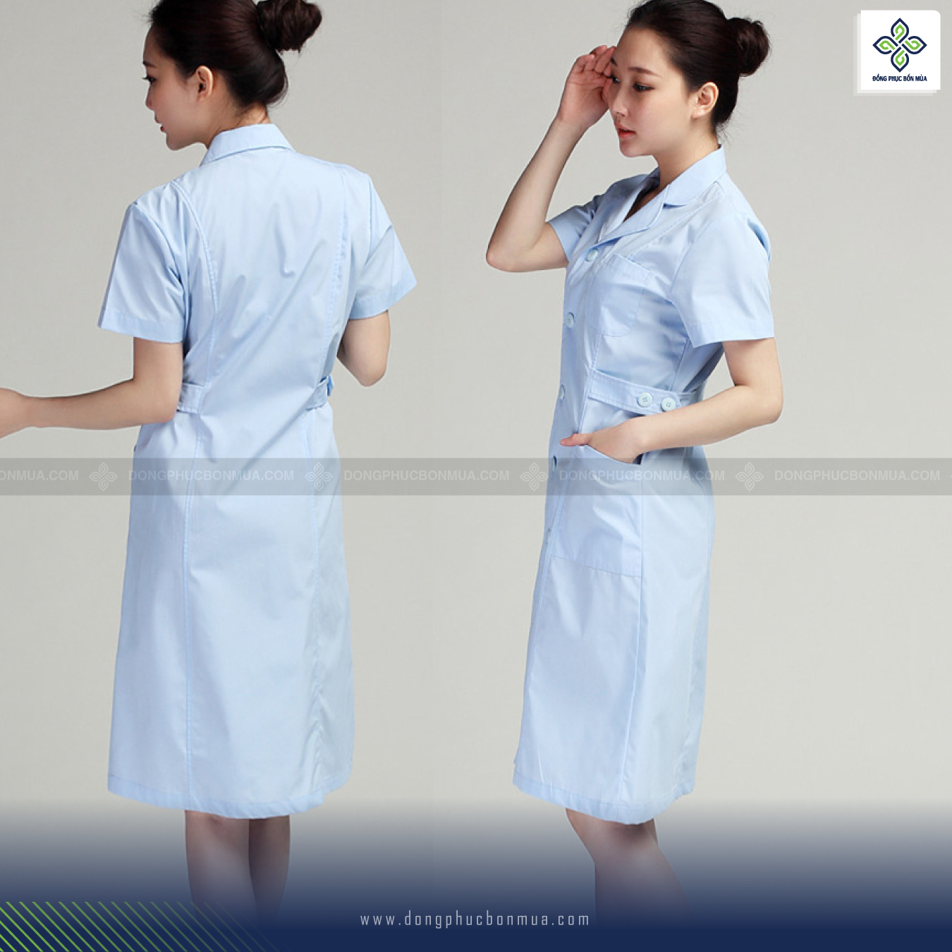 Mẫu áo blouse điều dưỡng