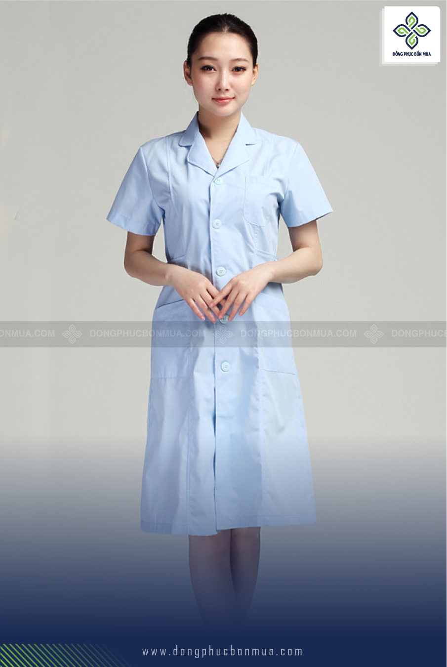 Mẫu áo blouse điều dưỡng