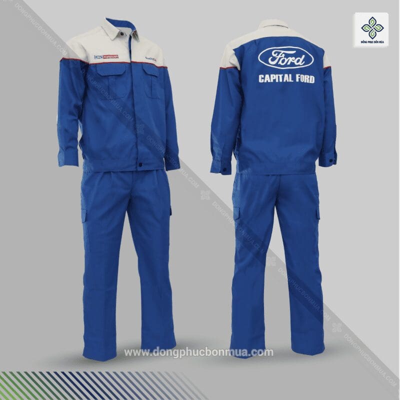 Quần áo bảo hộ thợ hàn chống cháy đẹp cao cấp 16 Bao ho lao