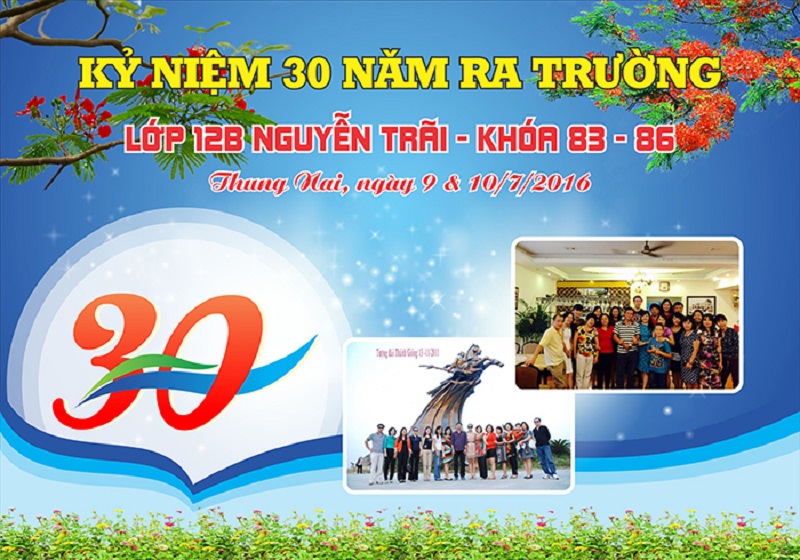 Kỷ niệm 30 năm ra trường ghi lại trong bài thơ họp lớp hay nhất