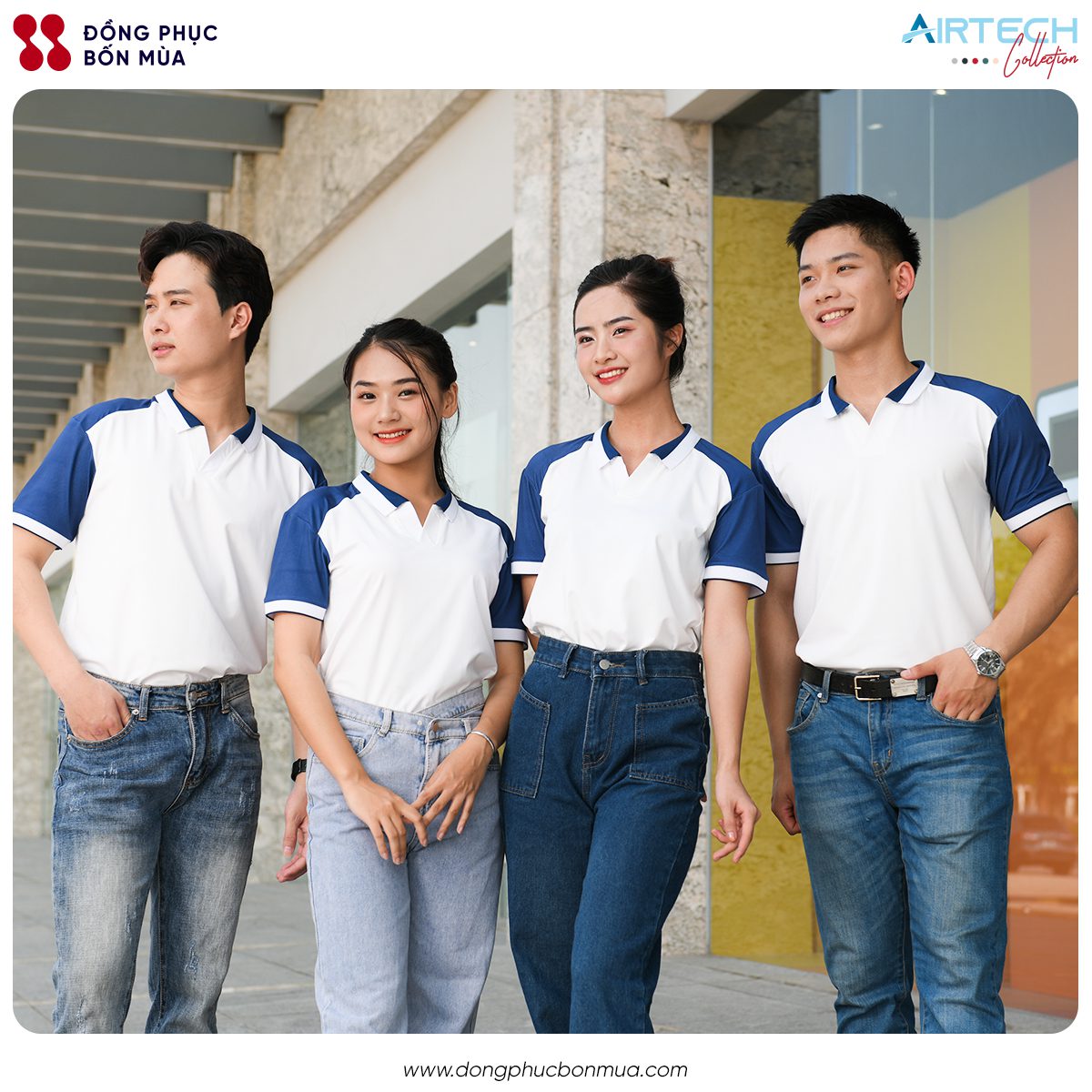 Đồng phục công ty công nghệ - Chọn sao cho chuẩn? 8 Áo polo đồng phục Airtech dành riêng cho các công ty công nghệ