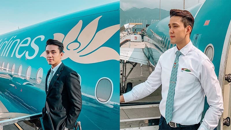 Đồng phục hãng hàng không Vietnam Airlines dành cho tiếp viên nam