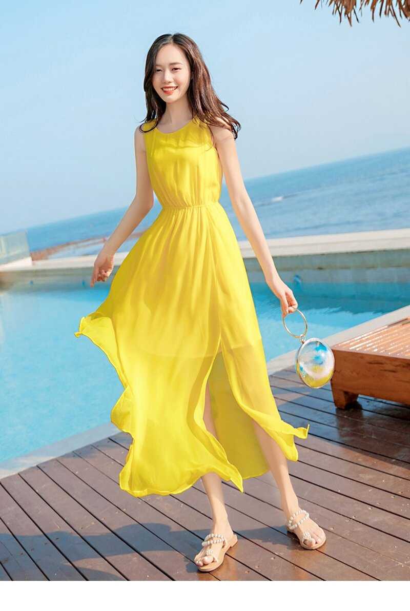 Top 7 mẫu váy đồng phục đi biển cho hội bạn thân cực sành điệu! 1 Váy đồng phục đi biển cho hội bạn thân cần có thiết kế, màu sắc nổi bật
