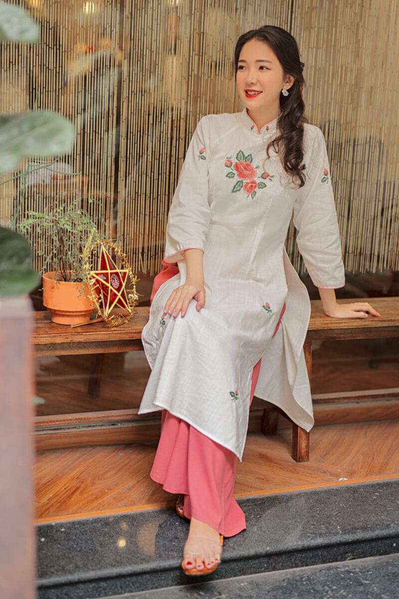ao dai linen theu tay 6