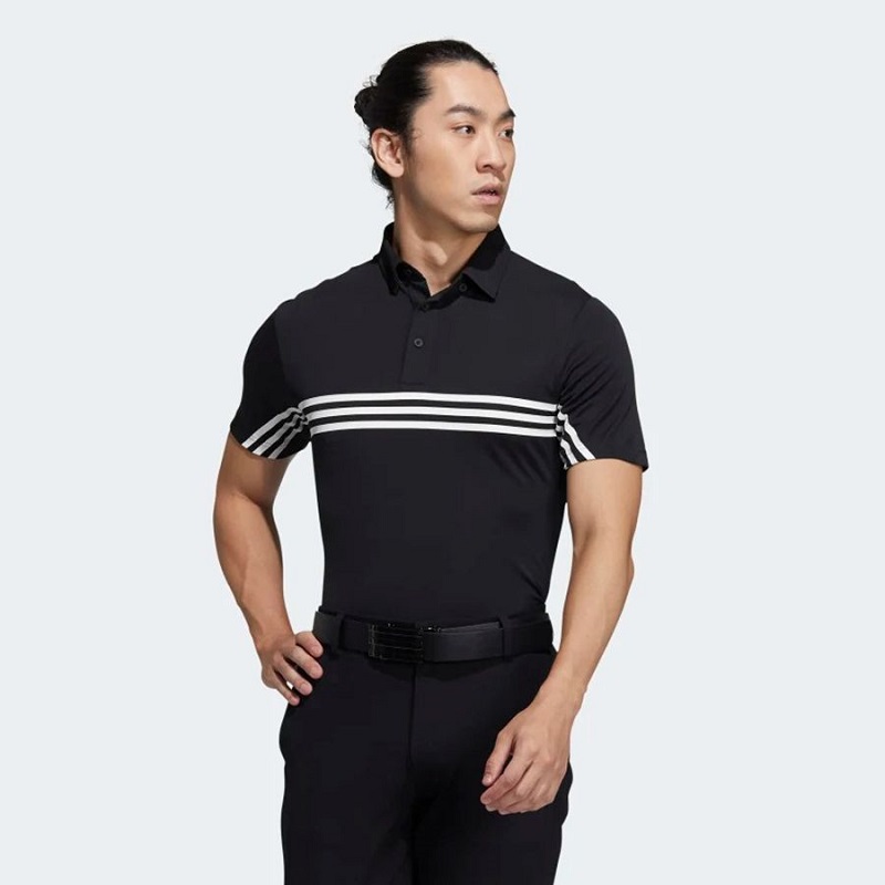 Mẫu polo 3 sọc đánh golf cá tính