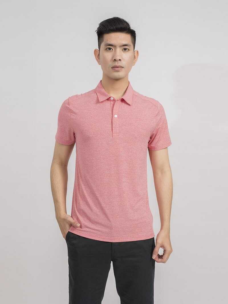 Áo polo hồng ấn tượng của thương hiệu Aristino