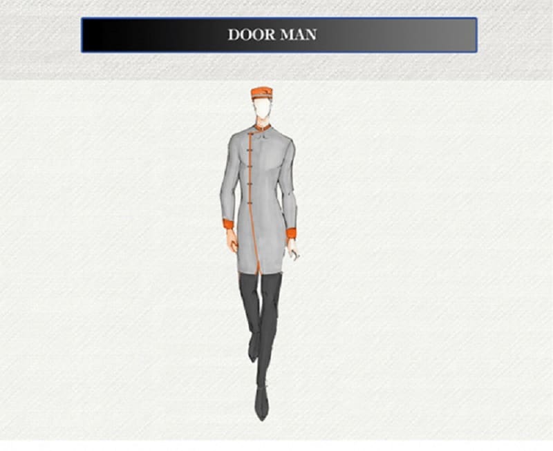 Đồng phục nhân viên Doorman khách sạn Sheraton