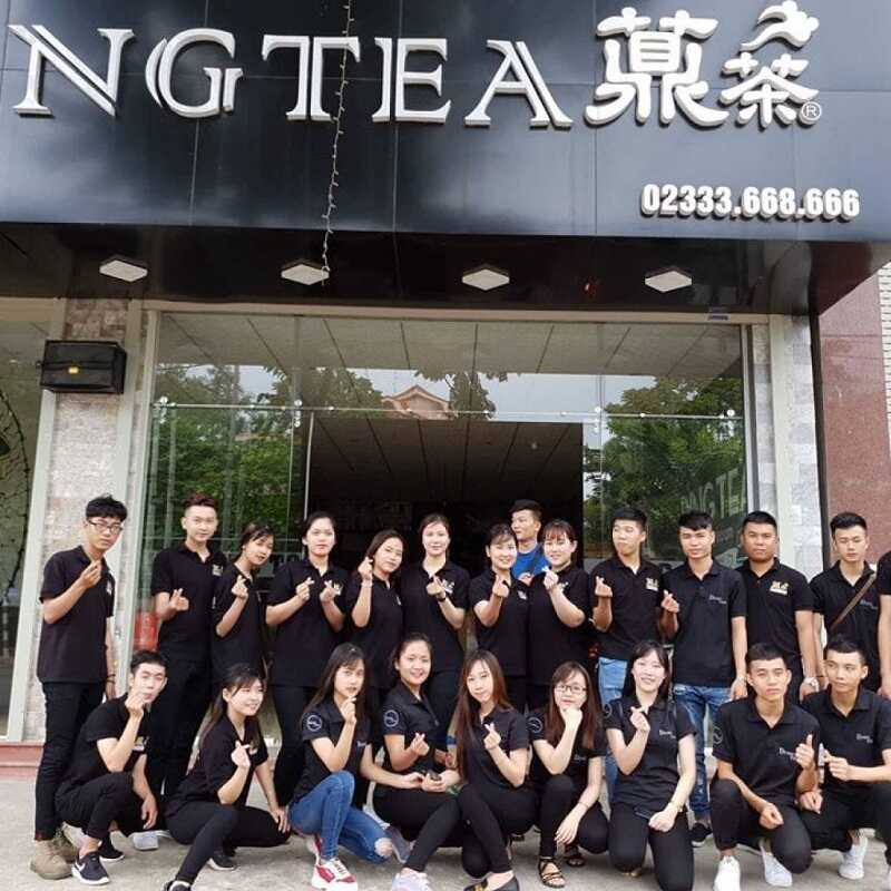 Top 5+ quán trà sữa ngon Hà Nội, view đẹp nên thử ngay 2 Trà sữa Ding Tea với thức uống ngon, đồng phục nhân viên đẹp