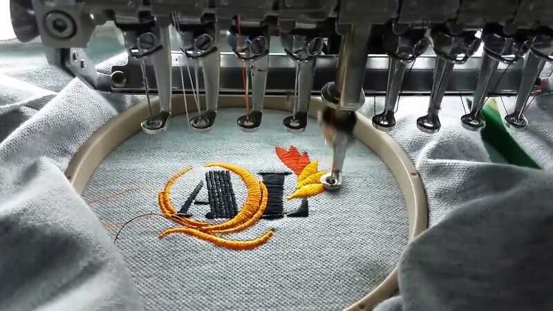 Thêu vi tính ứng dụng trên áo