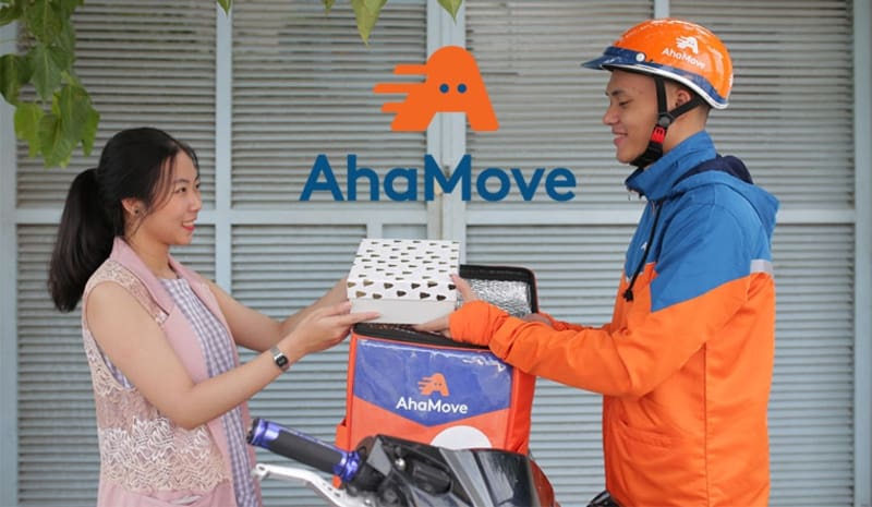 May áo khoác Ahamove theo yêu cầu – Đẹp, đúng quy định 6 Áo khoác Ahamove hay bất cứ trang phục nào của công ty đều có logo quen thuộc