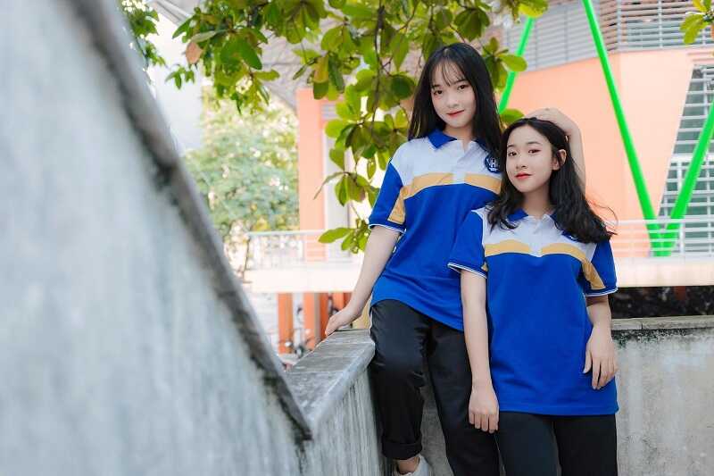 Áo polo - mẫu đồng phục đại học Kiến Trúc Hà Nội năng động