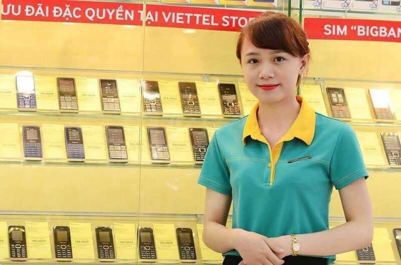 Áo thun đồng phục nhân viên Viettel Store