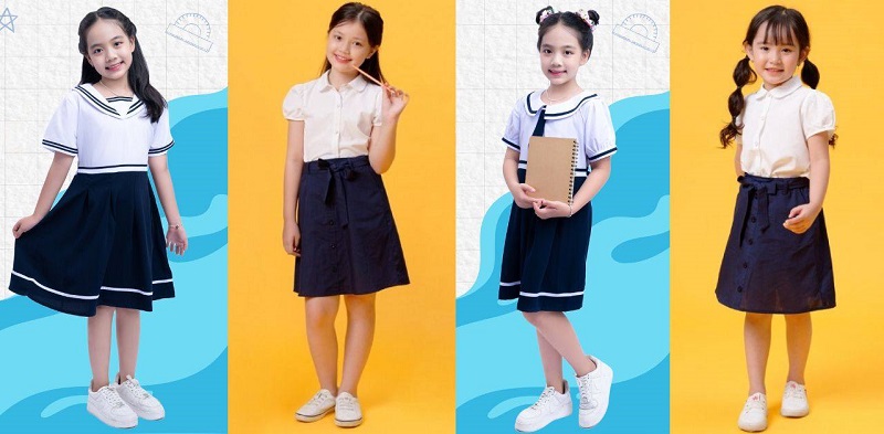 Bảng size đồng phục chuẩn cho học sinh tiểu học tuỳ vào xưởng may cung cấp
