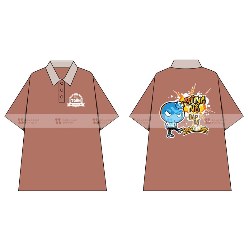 Áo lớp có cổ in họa tiết vui nhộn, độc đáo 3 Các ưu điểm vượt trội của áo thun lớp có cổ in họa tiết