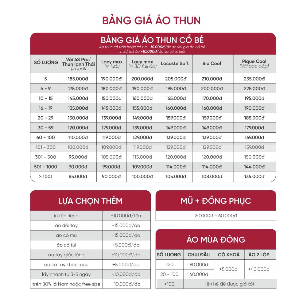 xưởng may áo thun cao cấp