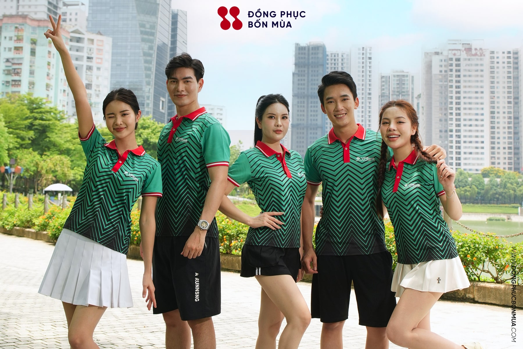 Đồng phục áo team building VP Bank