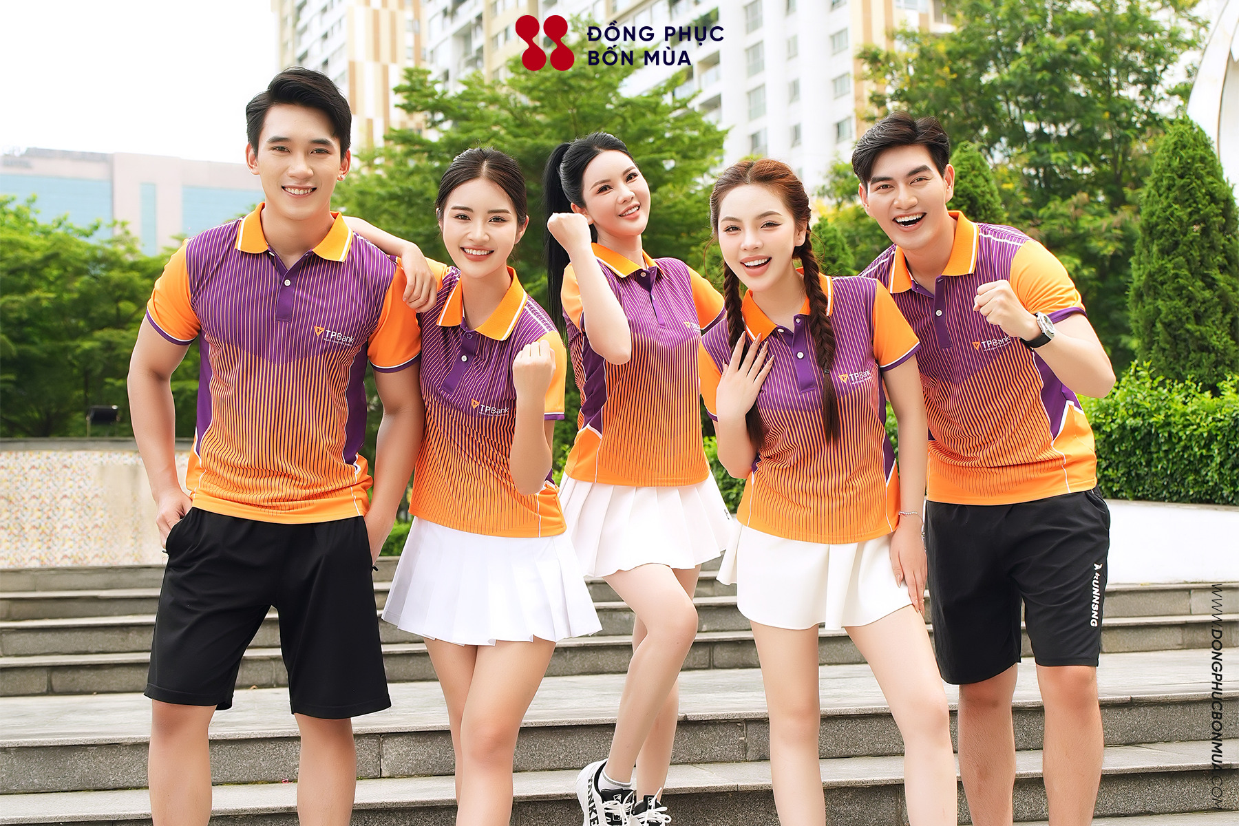 Đồng phục team building TP Bank