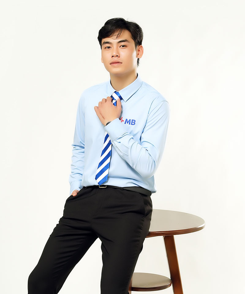 mau dong phuc so mi ngan hang mb bank