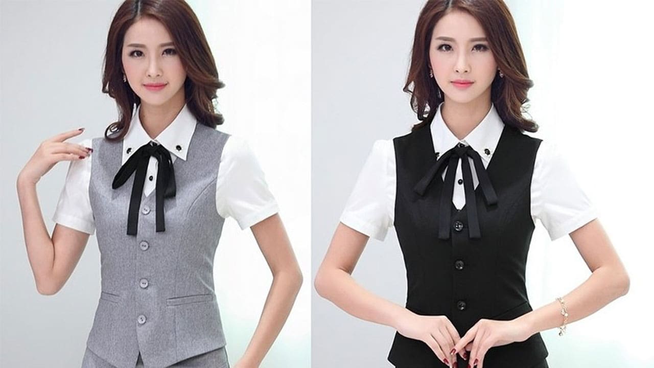 20+ Mẫu áo gile nữ đồng phục đẹp, cao cấp và chuyên nghiệp