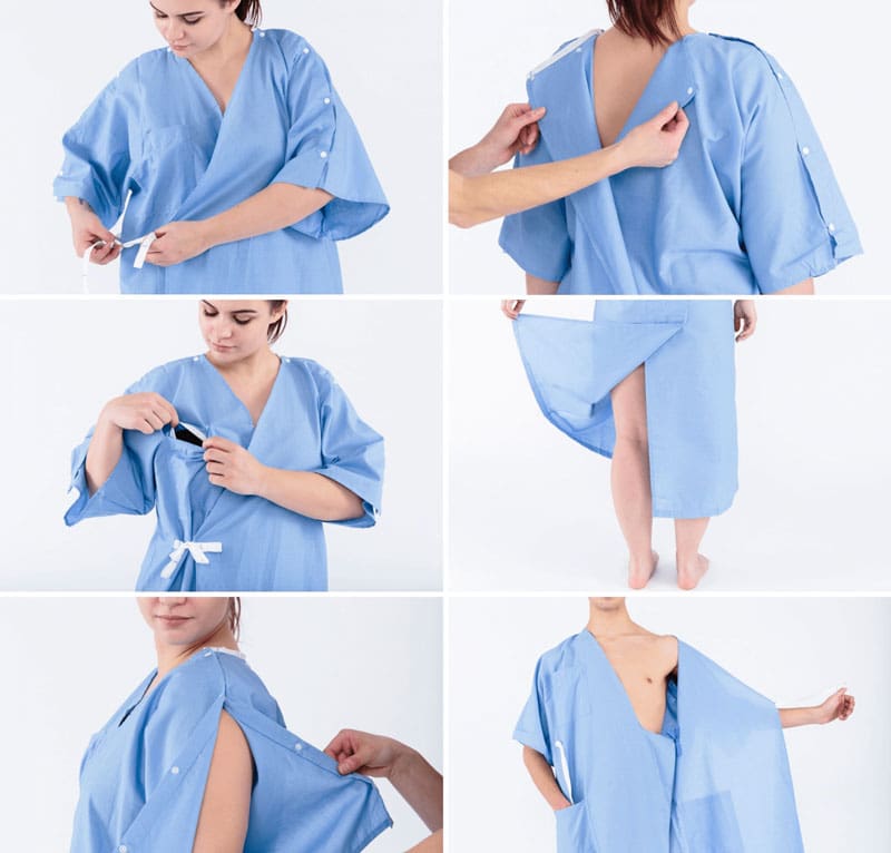 Áo choàng được cung cấp cho bệnh nhân có bệnh nghiêm trọng