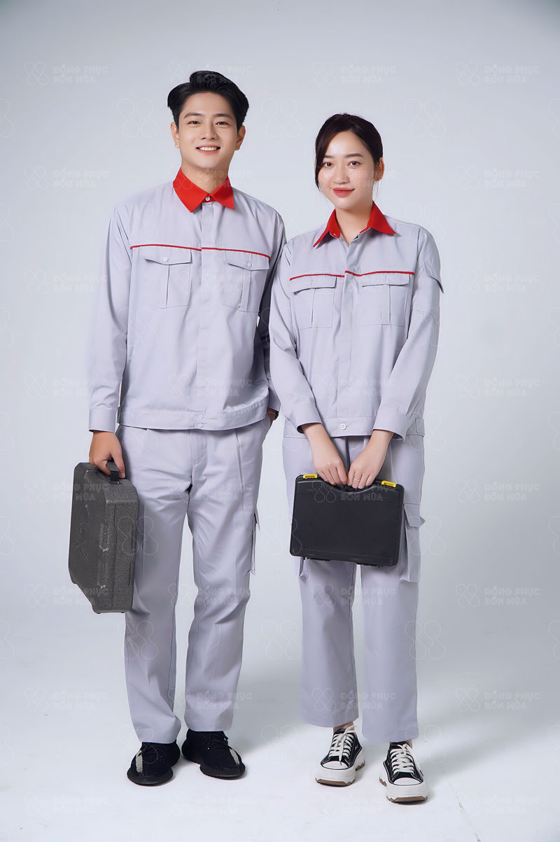 Màu sắc chủ đạo của đồng phục bảo hộ lao động
