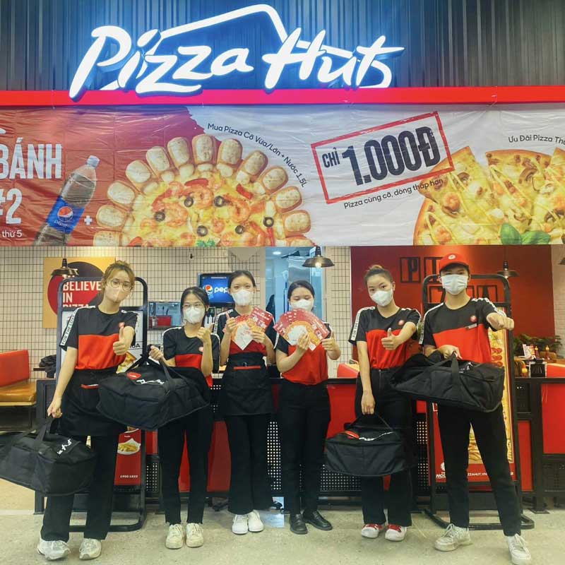 Các mẫu đồng phục Pizza Hut