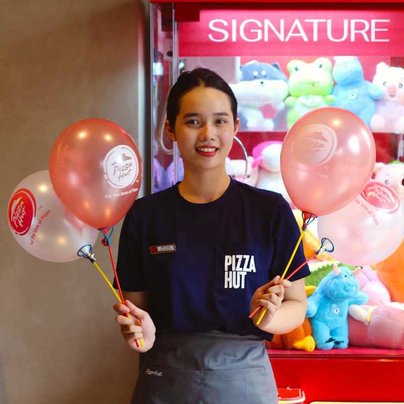 Mẫu áo thun đồng phục Pizza Hut