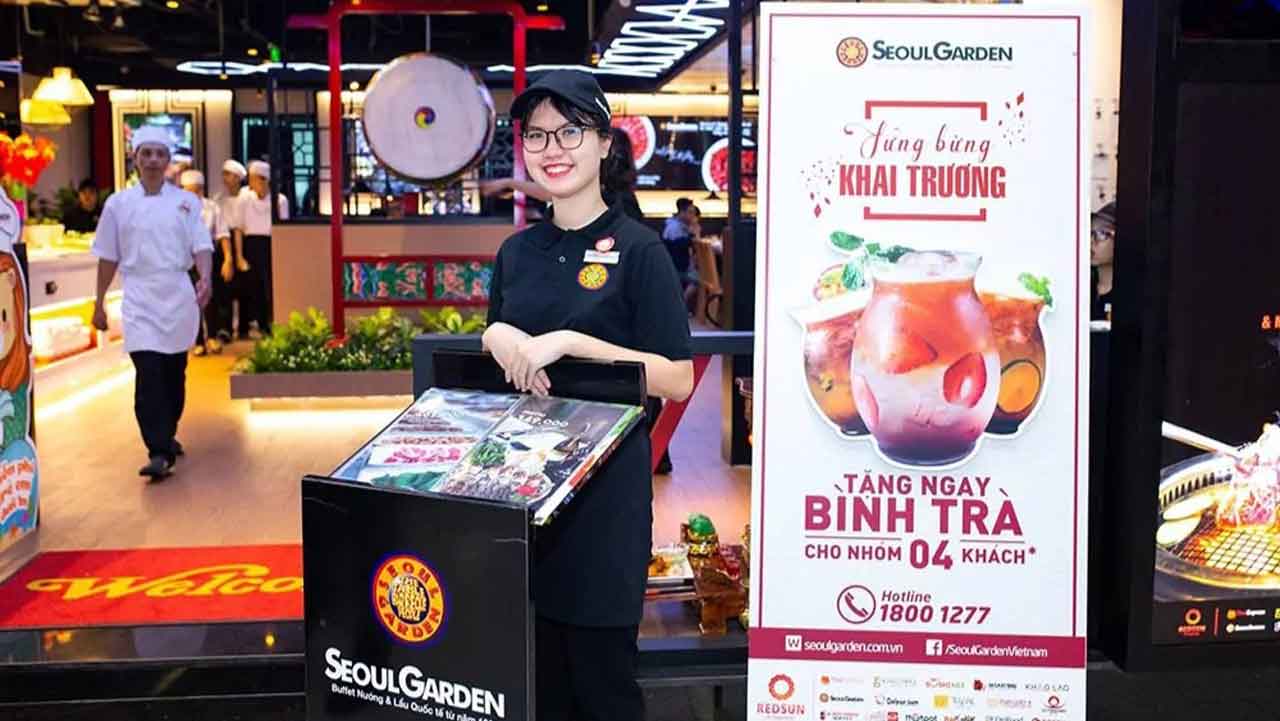 Mẫu đồng phục nhân viên Seoul Garden