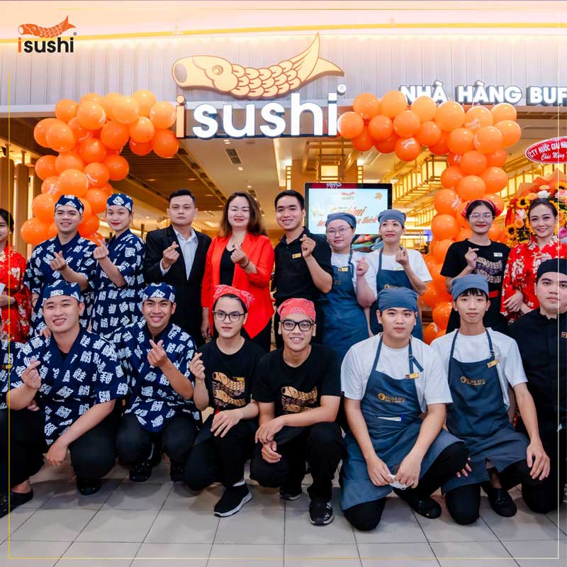 Mẫu đồng phục nhà hàng Isushi