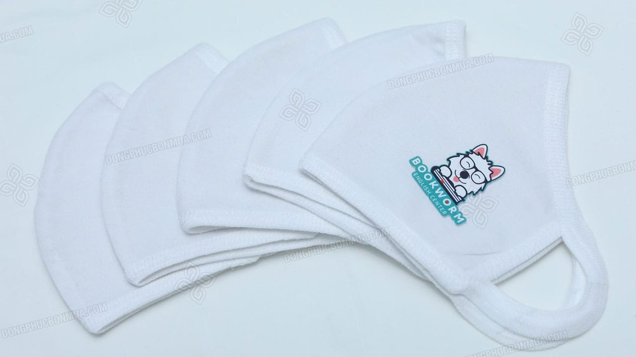 100+ Mẫu khẩu trang đồng phục – khẩu trang in logo