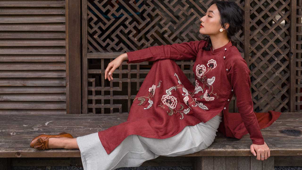 Tổng hợp những mẫu áo linen thêu tay đẹp, đa dạng mẫu mã