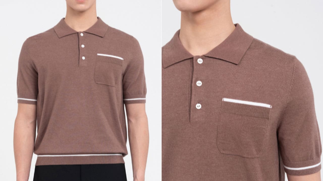 Mẫu áo polo phối túi