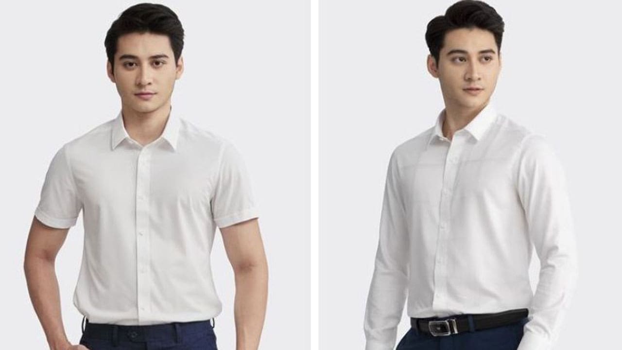 Mẫu áo đồng phục sơ mi lịch lãm
