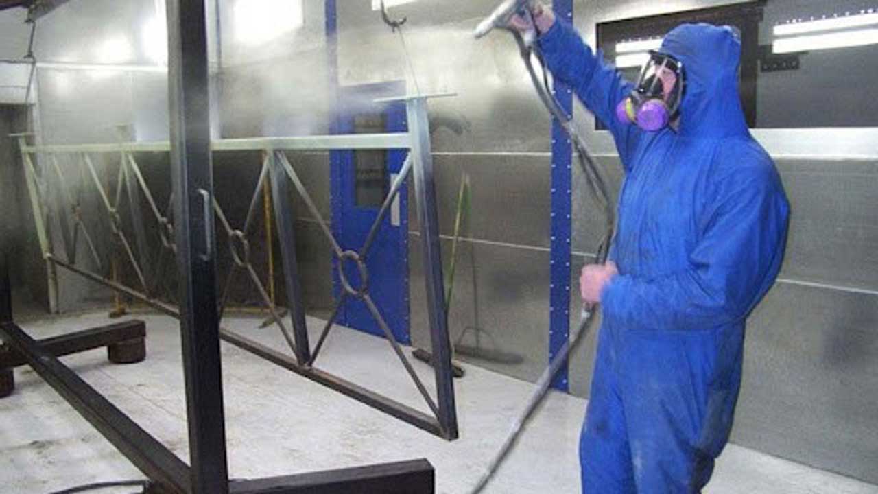 Quần áo bảo hộ phun sơn chống tĩnh điện và hóa chất