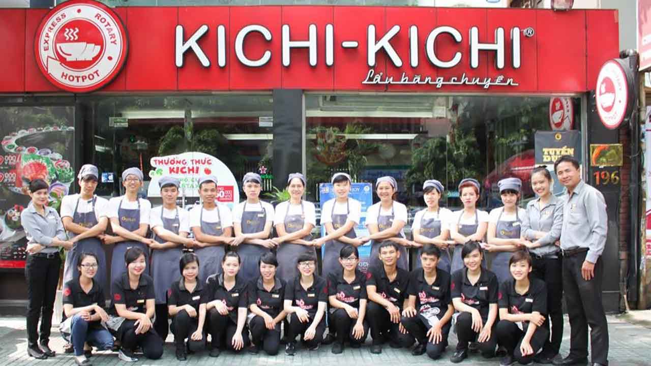 Mẫu đồng phục nhà hàng Kichi Kichi