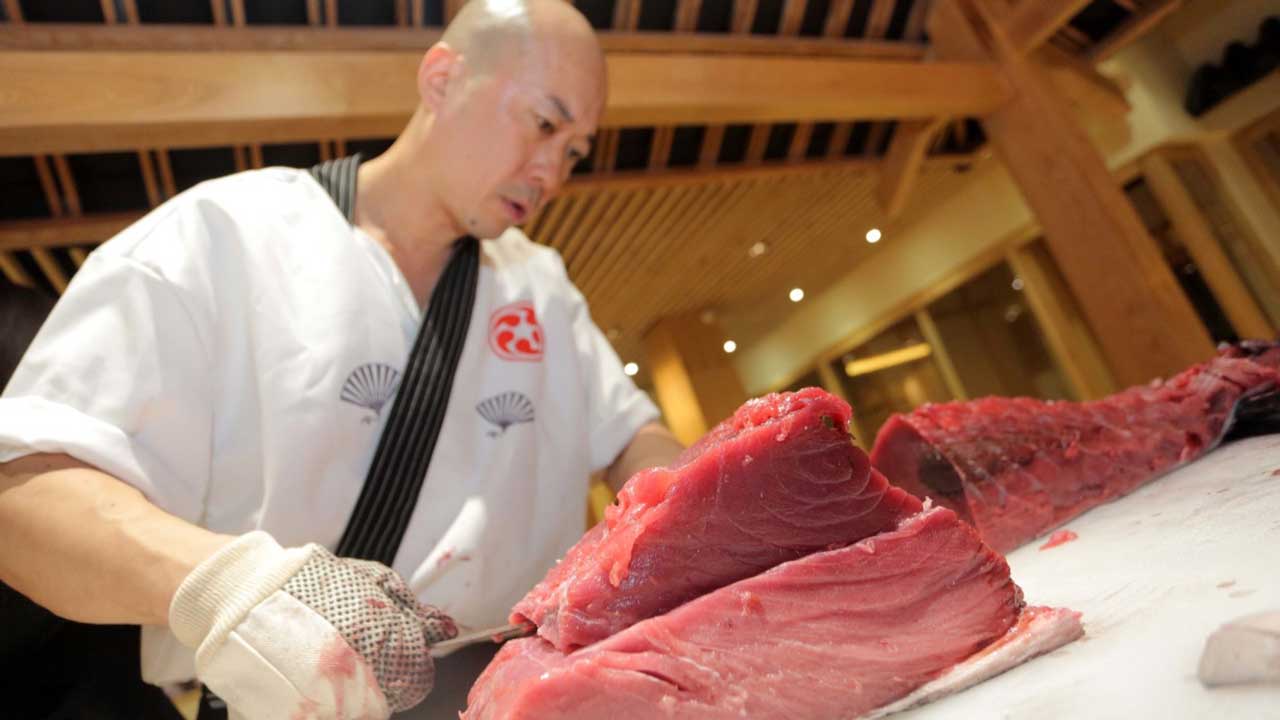Mẫu đồng phục nhà hàng Saika Sushi
