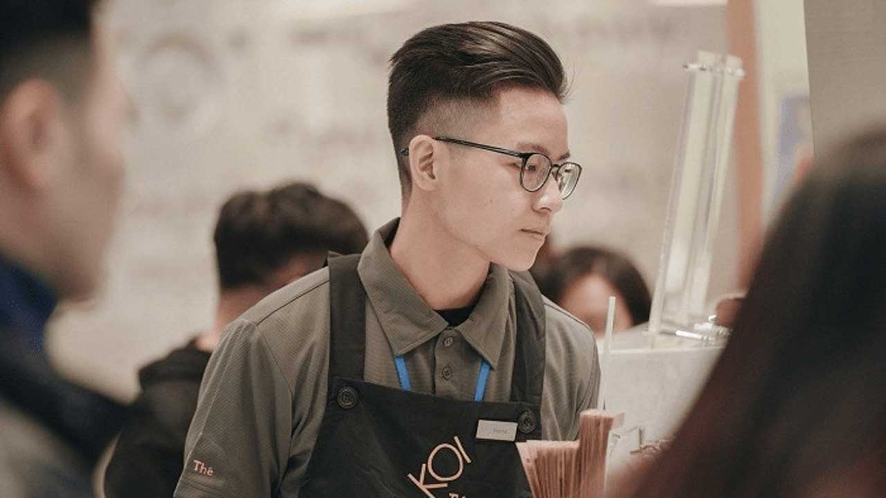 Mẫu đồng phục trà sữa Koi