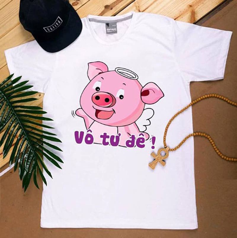 Tổng hợp các mẫu logo áo lớp hình con lợn dễ thương, siêu kute