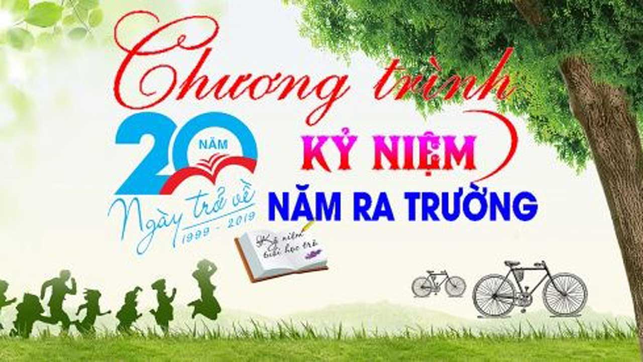 Top 10 mẫu logo kỷ niệm 20 năm ra trường ấn tượng, ý nghĩa nhất!