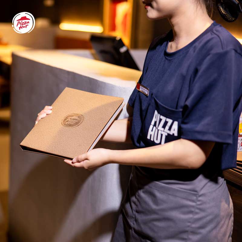 Mẫu tạp dề đồng phục Pizza Hut